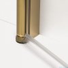 New Trendy New Soleo Gold Brushed 80x195 cm drzwi wnękowe wspornik skośny złoto szczotkowane/szkło przejrzyste D-0844A